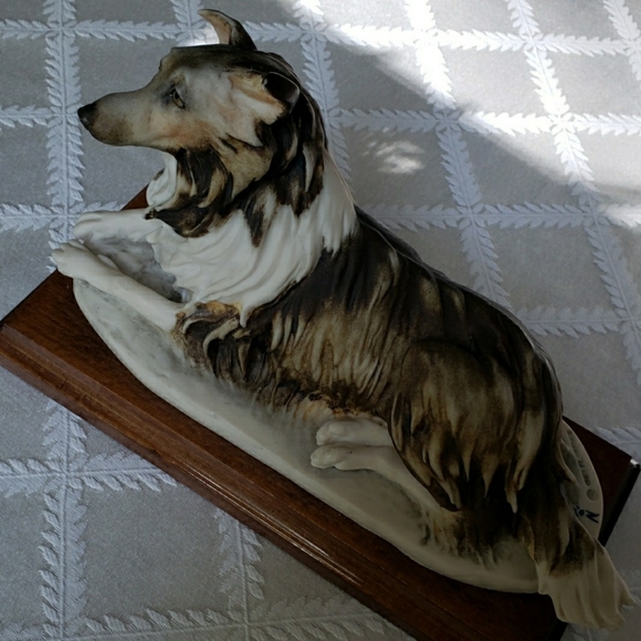 G.Armani, Collie Figurine, Florence Italy. - Picture 2 of 4